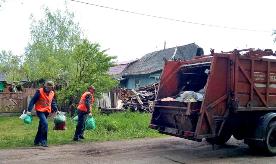 Вывоз мусора из частного дома в Смоленске в октябре