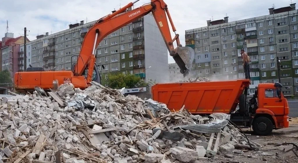Профессиональный вывоз строительного мусора в Смоленске в октябре
